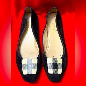 Yves Saint Laurent suede ballet flats